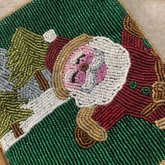 NWT Beaded Santa Crossbody Bag - Picture 7 of 7
